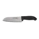 Dexter 24503B SofGrip 7" Black Santoku Knife, Carbon Blade, Hollow Edge, Poly Handle, NSF, USA 1 image