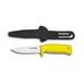Dexter 31431 - Net Knife 4" Stamped, High-Carbon Steel, Black Sheath, Yellow Plastic Handle - Set 1 image
