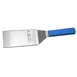 Dexter 31645H - 6" x 3" Stainless Steel Offset Turner, Blue Polypropylene Handle, NSF 1 image