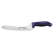 Dexter 36008P - 9" Stamped Offset Slicer Knife, DEXSTEEL Steel, Purple Plastic Handle, NSF 1 image