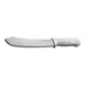 Dexter 4113 Sani‑Safe Butcher Knife, 12" Carbon Steel Blade, White Non‑Slip Handle – Made in USA 1 image