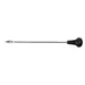 Dexter 9110 Needle - 12" Stainless Steel Sani-Safe (S12) Beef Tier, Flat, Black Handle - 1/Each 1 image