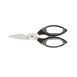 Mercer M14800P - 8½" Kitchen Shears, Blades, Black, Bottle Opener & Nutcracker & Lid Lifter, Easy 1 image
