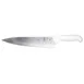 Mercer M18120 Chef Knife – 10" Stamped Carbon Steel Blade, White Handle with Finger‑Points 1 image