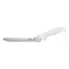 Mercer M18135 - 8" Bread Knife, High Carbon Steel Blade, White Plastic Handle, Guard, NSF 1 image