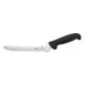 Mercer M18135BK Bread Knife, 8" Stamped Japanese Steel, Black Plastic Handle, Wavy Edge, Guard, NSF 1 image