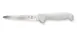 Mercer M18165 Utility Knife, 5" Stamped Carbon Steel Blade, Wavy Edge, White Plastic Handle Guard 1 image