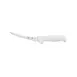 Mercer M18180 Boning Knife, 6" Curved Stamped Blade, High Carbon Steel, White Handle With Guard 1 image