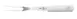 Mercer M18190 - White Cook's Fork, 8" Blade, 13.5" Length, Carbon Steel, Polypropylene Handle, NSF 1 image