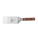 Mercer M18420 Praxis Turner – 6" Blade × 3" Width, 13½" Steel Blade, Rosewood Handle, Brass Rivets 1 image