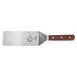 Mercer M18460 Praxis Turner – 8" Blade x 3" Width, 15" Overall, Rosewood Handle with 3 Brass Rivets 1 image