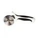 Mercer M18602WH Pizza Cutter – 2‑3/4" Carbon Steel Blade, 2" Wheel, White Santoprene Handle 1 image
