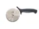 Mercer M18604BK Pizza Cutter – 4" Blade, High‑Carbon Japanese Steel Santoprene Polypropylene Handle 1 image