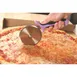 Mercer M18604PU Pizza Cutter, 4" Blade High‑Carbon Steel, Santoprene/Polypropylene Purple Handle 2 image