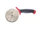 Mercer M18604RD Pizza Cutter – 4" High‑Carbon Steel Blade, Red Santoprene/Polypropylene Handle 1 image