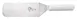 Mercer M18700WH - Stainless Steel Turner, 8" x 3" Blade, 14-3/4" Length, White Handle, Steel Blade 1 image