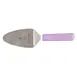 Mercer M18770PU Pie Server, 5" x 3" Steel Blade, 11" Length, Purple Plastic Handle, Smooth Edge, NSF 1 image