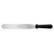 Mercer M18800P Spatula - 10" Blade, 1½" Wide, Steel Blade, Black Handle, NSF, Dishwasher Safe 1 image