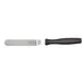 Mercer M18830P Offset Spatula, 4-1/4" x 3/4" Steel Blade, Black Plastic Handle, NSF, Dishwasher Safe 1 image