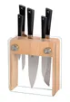 Mercer M19105 ZüM 6‑Piece Set with 6", 8", 8", 6" and 3" knives – Carbon Blades, NSF, Glass Block 1 image