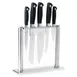 Mercer M20000 Genesis 6‑Piece Knife Set – 5‑8" Knives, Steel Blades, Black Handles, NSF, Glass Block 1 image