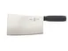 Mercer M21026 Kau Kong Chopper Cleaver, 7" German Carbon Steel Blade, Black Santoprene Handle, NSF 1 image