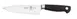 Mercer M21076 Genesis Chef’s Knife, 6" Forged Carbon Steel Blade, Black Santoprene Handle, NSF 1 image