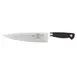 Mercer M21079 Genesis Chef's Knife – 9" Forged, Carbon Steel, Bolster, Black Santoprene Handle, NSF 1 image