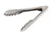 Mercer M21507 7" Tongs, Scalloped End, 18/0 Stainless Steel, Flat Spring, Seafood Plating Tool 1 image