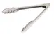 Mercer M21509 Utility Tongs, 9.5" Length, Scalloped End, 18/0 Stainless Steel Flat Spring 1 image