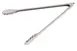 Mercer M21516LK - 16" Utility Tongs with Pull‑Lock, Scalloped End, 18‑0 Stainless Steel Seafood Tool 1 image