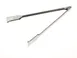 Mercer M21616 16" Tongs with Gripper End, 18/0 Stainless Steel, Flat Spring – Seafood Plating Tool 1 image