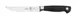 Mercer M21921 Forged 5" Serrated Steak Knife, 9-3/8" Black Santoprene Handle, Carbon German Steel 1 image