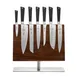 Mercer M21945 ZüM Magnetic Board – Knife Set: 8" Carv/Chef/Bread; 7" Sant./Fil. 6" Bon. 3" Par. NSF 1 image
