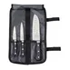 Mercer M21950 4-Piece Knife Set, 3-1/2" Paring, 5" Utility, 7" Santoku, Steel, Handles - 1/Bag 1 image