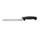 Mercer M22408 Bread & Sandwich Knife, 8" Stamped High‑Carbon Blade, Black Handle, Finger Guard 1 image
