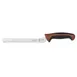 Mercer M22418BR 8" Bread & Sandwich Knife, Stamped High Carbon Steel Blade, Brown Poly Handle, NSF 1 image