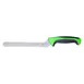 Mercer M22418GR Utility Knife – 8" Stamped, HC Steel Blade, Green Santoprene Handle, Guard, NSF 1 image