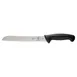 Mercer M22508 Bread Knife, 8" Wavy Edge, Stamped Steel Blade, Black Santoprene/Polypropylene Handle 1 image
