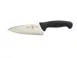 Mercer M22606 - 6" Stamped Chef Knife, Steel Blade, Black Santoprene Handle, Finger Guard, NSF 1 image