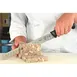 Mercer M23011 11" Slicer Knife, High‑Carbon Steel, Black Santoprene/Polypropylene Handle, Guard 2 image