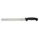 Mercer M23011 11" Slicer Knife, High‑Carbon Steel, Black Santoprene/Polypropylene Handle, Guard 1 image