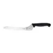 Mercer M23890 9" Bread Knife, Offset Wavy Edge, Steel Blade, Black Santoprene Handle with Guard NSF 1 image