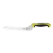 Mercer M23890YL Bread Knife, 9" Offset Wavy Edge, Stamped Hi‑Carbon Steel, Yellow Plastic Handle 1 image