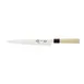 Mercer M24010PL Asian Sashimi Knife, 10" Steel Blade, 6°/15° Bevel, Santoprene Handle, NSF, Stamped 1 image