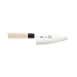 Mercer M24106 - Deba Knife, 6" Stamped High Carbon Steel Blade, Wood Handle, Smooth Edge 1 image