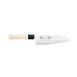 Mercer M24407 - Santoku Knife, 7" Blade, High Carbon Steel, Stamped, 16° Edge, Wood Handle 1 image