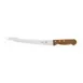 Mercer M26060 Bread Knife, 10" Stamped Blade, High Carbon Steel, Wood Brown Handle, 3 Brass Rivets 1 image