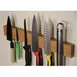 Mercer M30731BM Magnetic Knife Holder, 18" Bar, 18"W x 2-3/8"D x 3/4"H, Magnets, Mount, Bamboo Wood 2 image