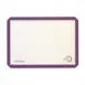 Mercer M31093PU Silicone Baking Mat - 11‑7/8" × 16‑1/2" Purple‑Border, 480°F/250°C, Angle‑Cut Corners 1 image